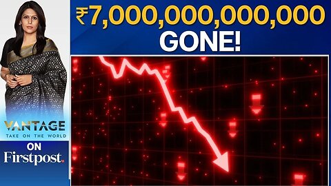 Indian Stock Market Crash: Sensex Down 600 Points, Nifty Below 26,000 | Vantage with Palki Sharma