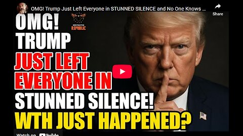 TRUMP STUNNED EVERYONE