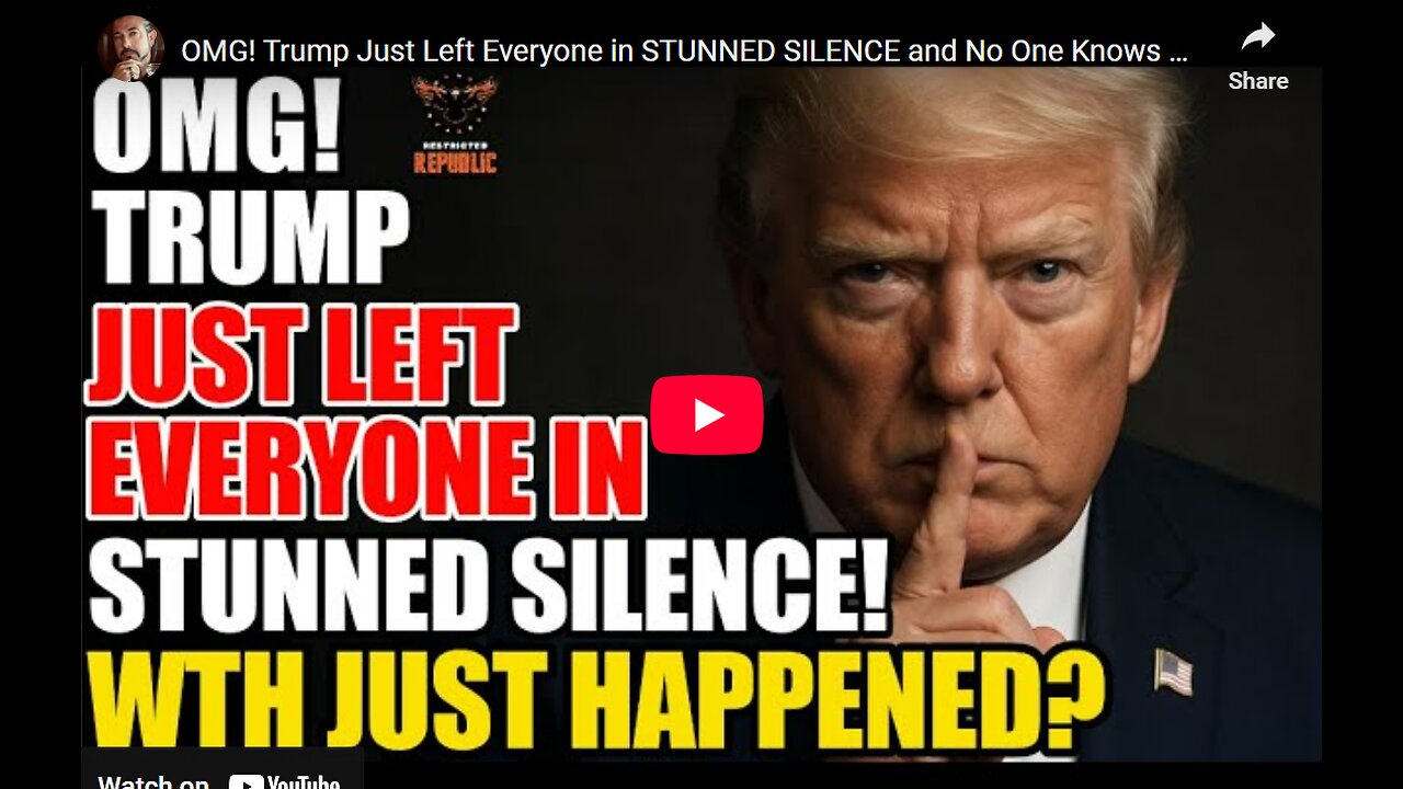 TRUMP STUNNED EVERYONE