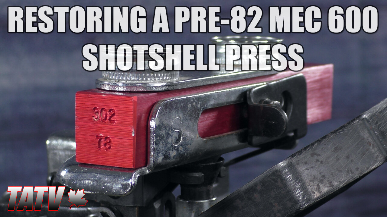 Restoring A MEC 600 Jr Pre-82 Shotshell Press