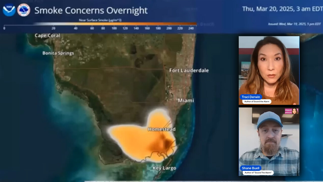 Florida's swampy Everglades go up in flames!