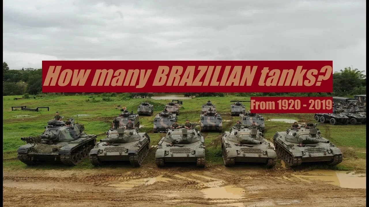 Tanks in BRAZILIAN service? From 1920 to 2019