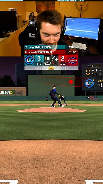 Jose Bautista hits a dead deep center field home run in MLB THE SHOW 25