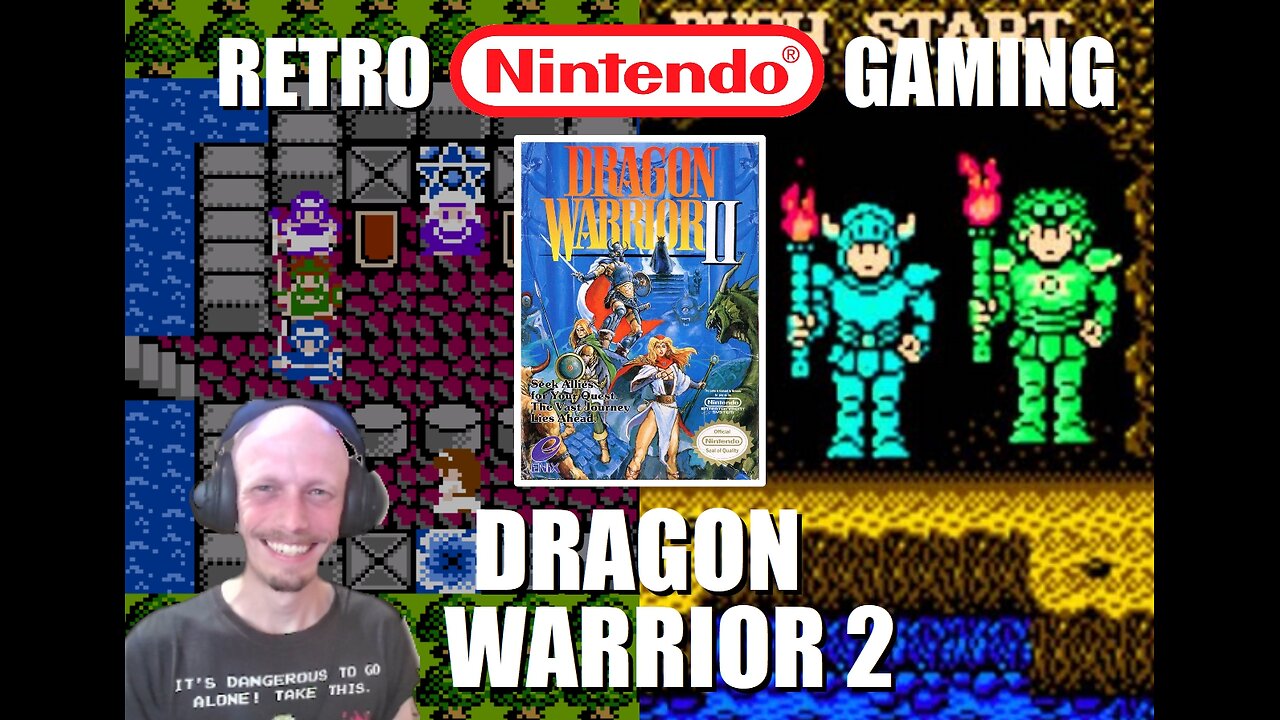 Dragon Warrior 2 (NES): Travel to Hargon's Castle through the Icy Hills of Rhone with BrightGaming