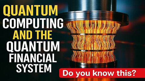 Quantum computers and the quantum financial system.. Do you know this?