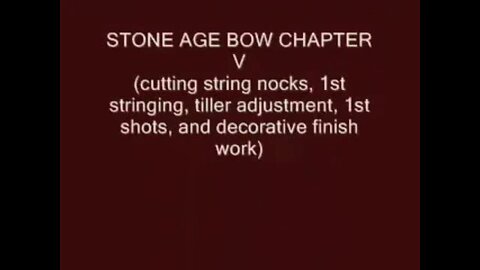 PRIMITIVE SURVIVAL, Stone Bow Making With A Shaving Horse 5