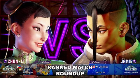 Kuya Kalbo SF6 Ranked Match Roundup. Chun Li Master Rank [Hori Fight Stick]
