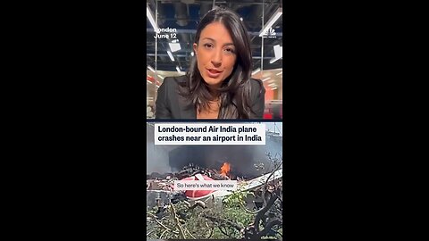 London-bound Air India plane crashes near an Airport in India 242 human die