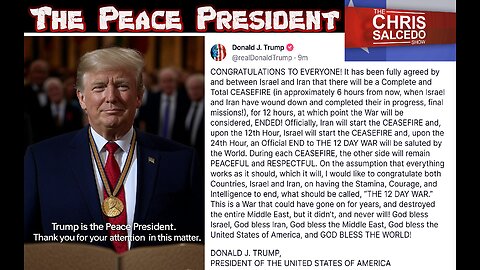 Where Is President Trump's Peace Prize?