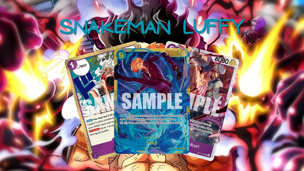 Snakeman Luffy | One Piece TCG | OP10 Gameplay