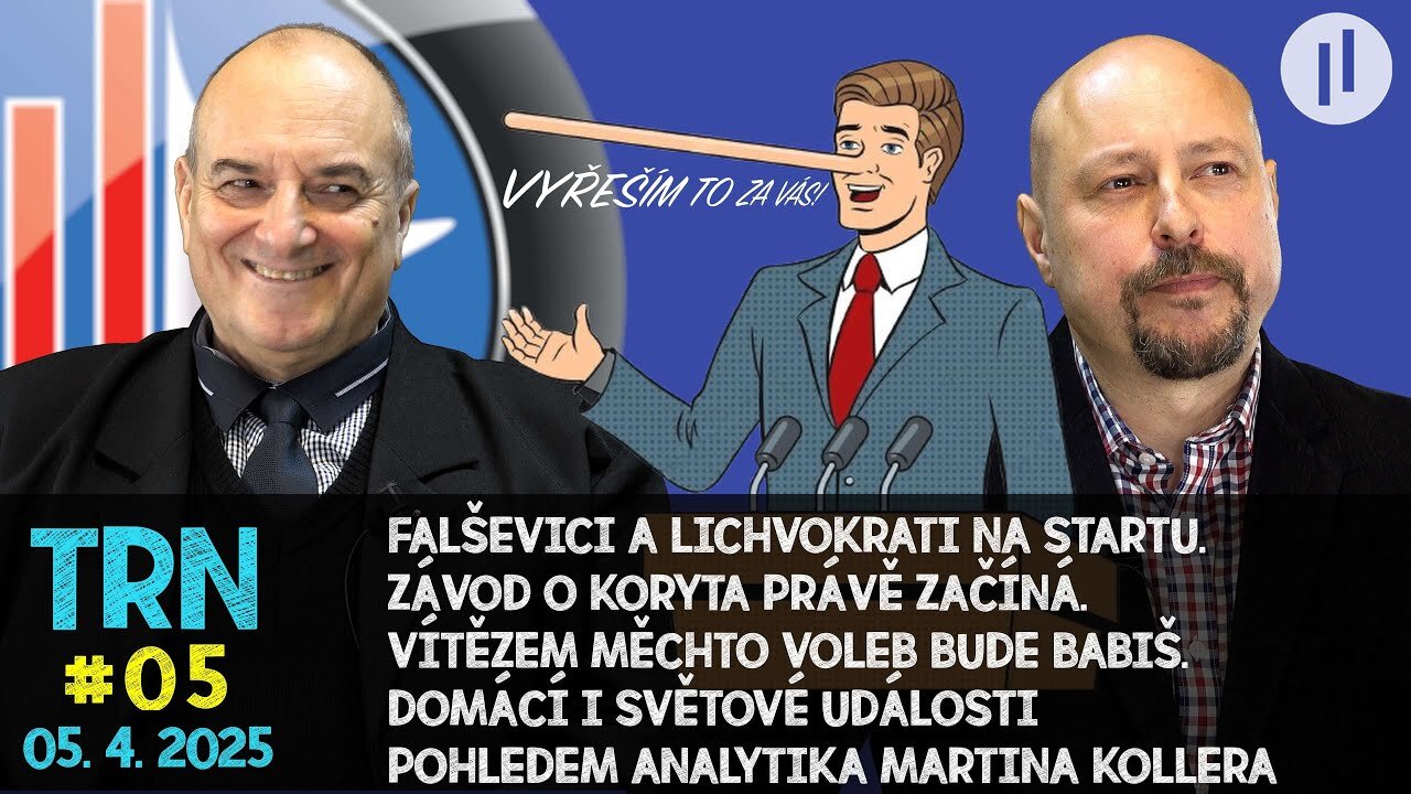 TRN #5 - Celní válka USA, Slintavka... Volby falševiků a lichvokratů. Bude dystopie nebo revoluce?