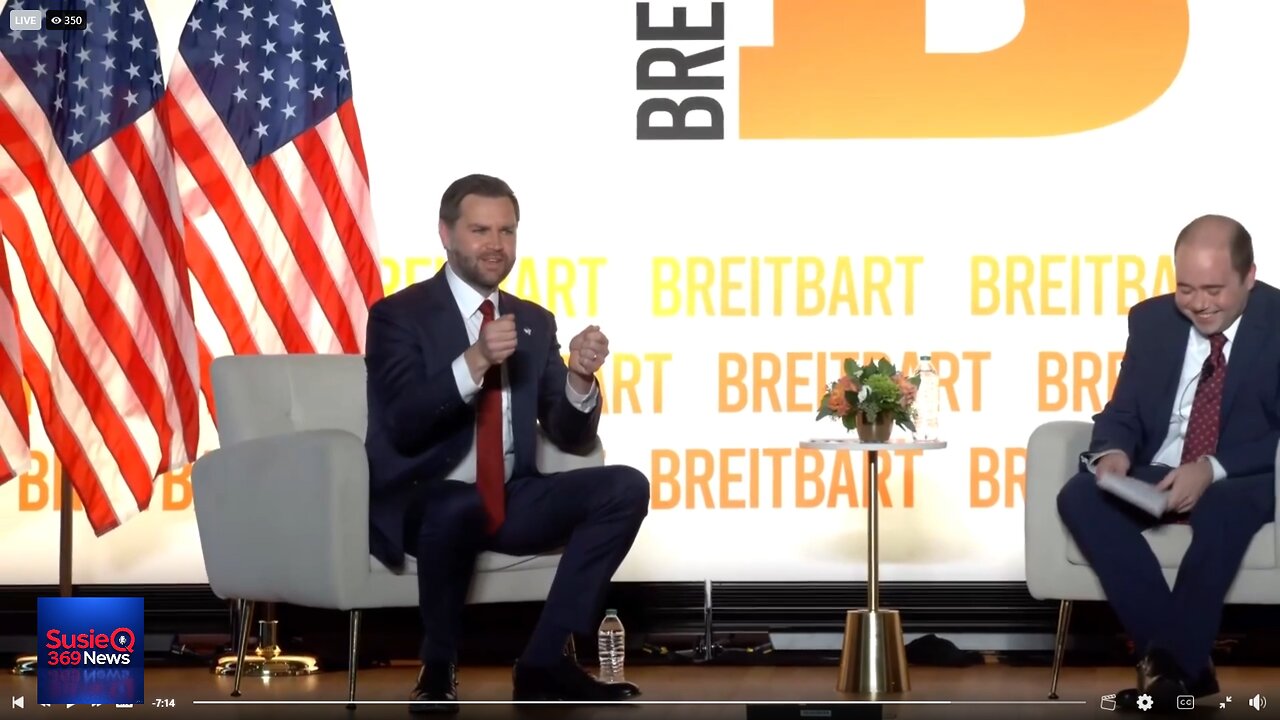 Breitbart News Hosts Vance for Policy Discussion