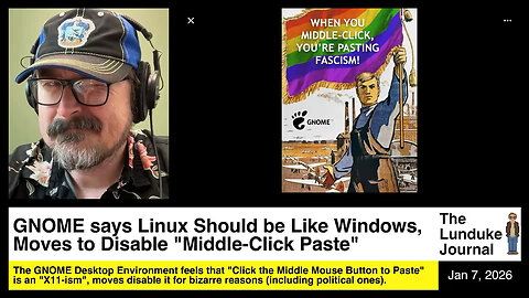 GNOME says Linux Should be Like Windows, Moves to Disable "Middle-Click Paste"