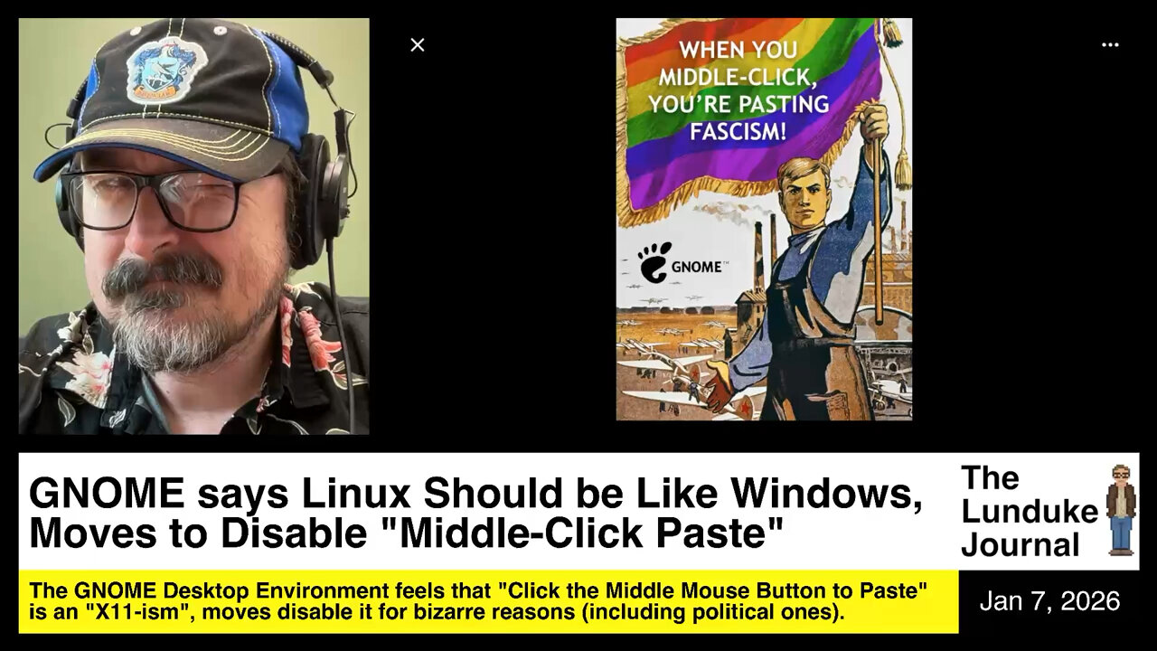 GNOME says Linux Should be Like Windows, Moves to Disable "Middle-Click Paste"
