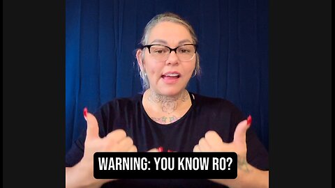 Warning: Ya Know RO Still On? 🤔 #ASL #deaf #signlanguage