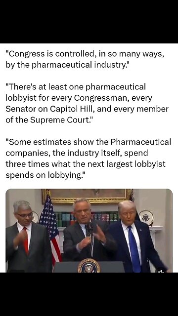 Robert Kennedy Jr. All Politicians Controlled By Big Pharma