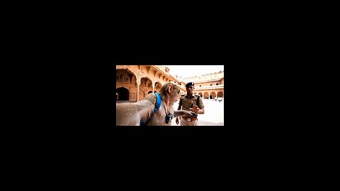 Bandar ko Shahi Kily sy nikal diya. Bandar ny bna liya vlog #fyp #vlogs #veo3 #trending #viral #goog