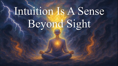 Intuition Is A Sense Beyond Sight