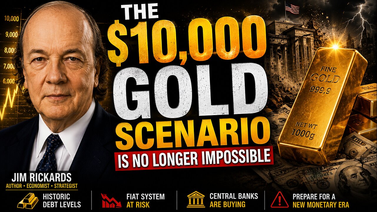 Jim Rickards: The $10,000 Gold Scenario Is No Longer Impossible