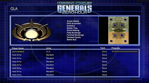 Command & Conquer: Generals Zero Hour - 1 Player vs 7 Hard AI (Random) - Part 10