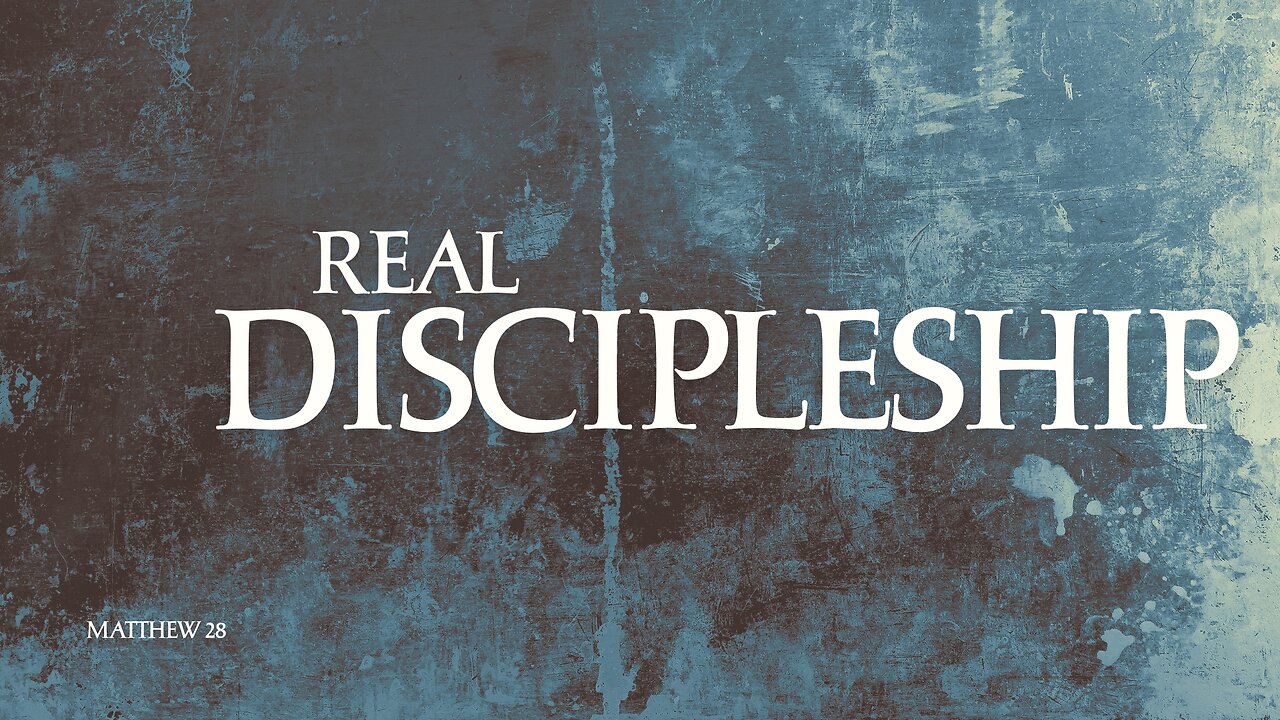 Real Discipleship - Pastor Bruce Mejia