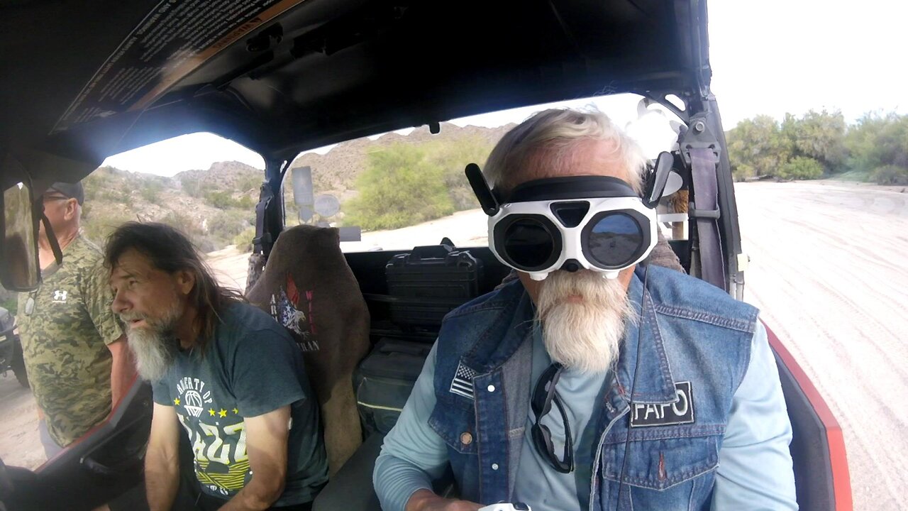 Antigravity A1 in Deep Track mode tracking a Polaris General