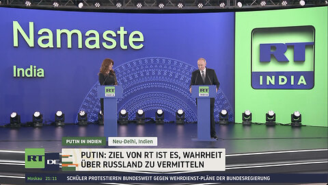 Putin und Simonjan starten RT India – Indien begrüßt den Sender begeistert