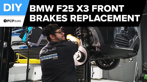 BMW X3 Front Brake Pad & Rotor Replacement DIY (2011-2017 BMW F25 X3, X4, xDrive28i, xDrive35i)