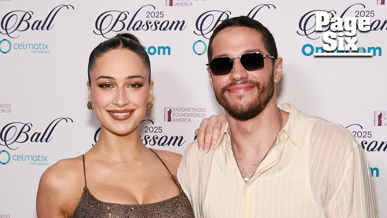 Pete Davidson's girlfriend, Elsie Hewitt, channels Kim Kardashian in glimmering dress for couple's red carpet debut