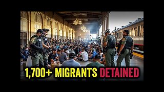 ICE Agents SURROUND Texas Train Station! 1,700 Migrants DETAINED In Hours!!!