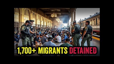 ICE Agents SURROUND Texas Train Station! 1,700 Migrants DETAINED In Hours!!!