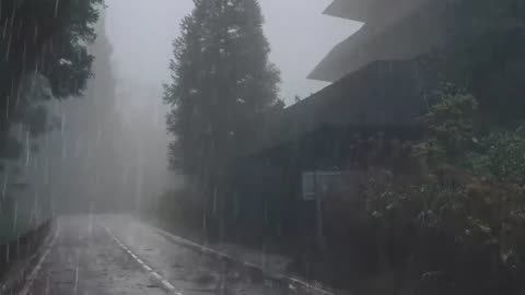 Rain Sounds For Sleeping - 99% Instantly Fall Asleep With Rain And Thunder Sound At Night