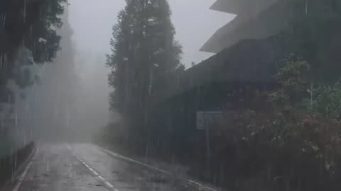 Rain Sounds For Sleeping - 99% Instantly Fall Asleep With Rain And Thunder Sound At Night