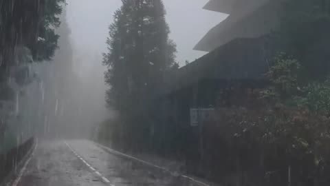 Rain Sounds For Sleeping - 99% Instantly Fall Asleep With Rain And Thunder Sound At Night