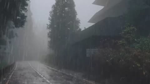 Rain Sounds For Sleeping - 99% Instantly Fall Asleep With Rain And Thunder Sound At Night