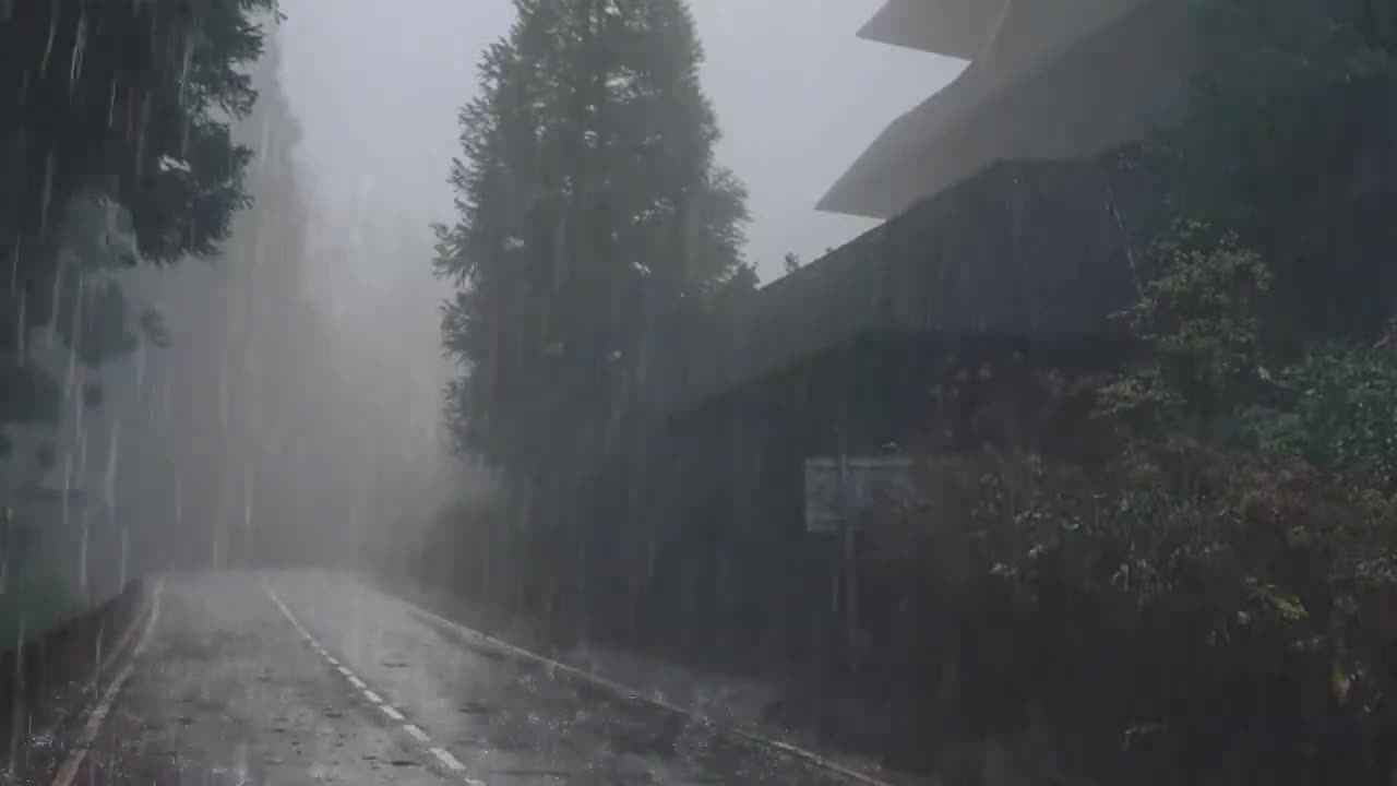 Rain Sounds For Sleeping - 99% Instantly Fall Asleep With Rain And Thunder Sound At Night