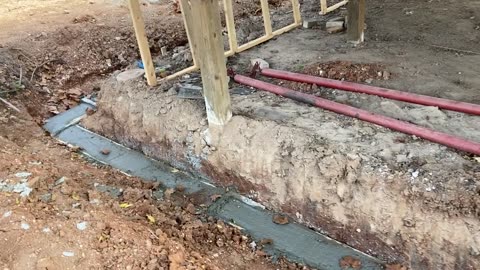 Footers Poured