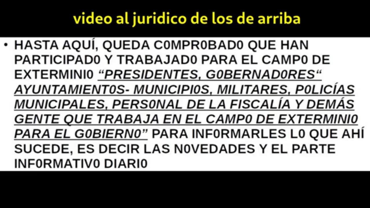 CAMP0S DE EXTERMINI0 DE P0LITIC0S Y SUS SECRET0S 1 - PRUEBAS - EJERCIT0 Y MARINA HACEN SICARI0S