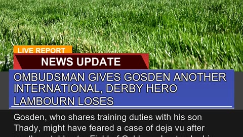 Ombudsman Gives Gosden Another International Derb