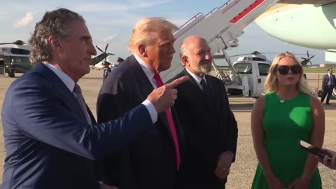 President Trump Gaggles with Press at Joint Base Andrews, July 15, 2025