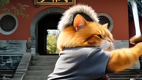 Cat And Lion His enemy
