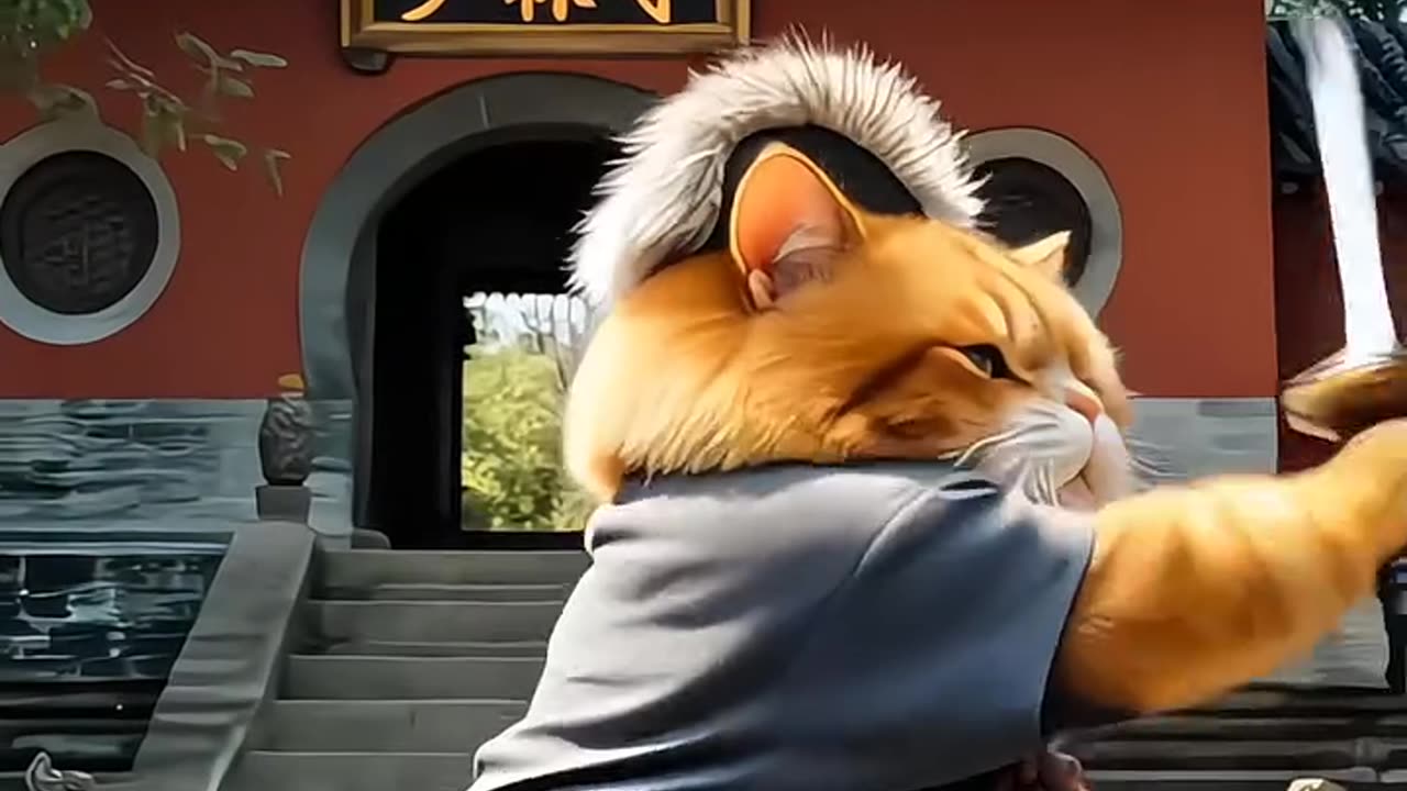 Cat And Lion His enemy