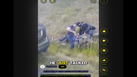 "Why Are Doing All This Kidnaping?" An Employer Ask ICE Making An Arrest