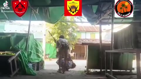 💥🌿 Myanmar War | Three Brothers Defense Force Attacks Police Station in Kamma | RCF
