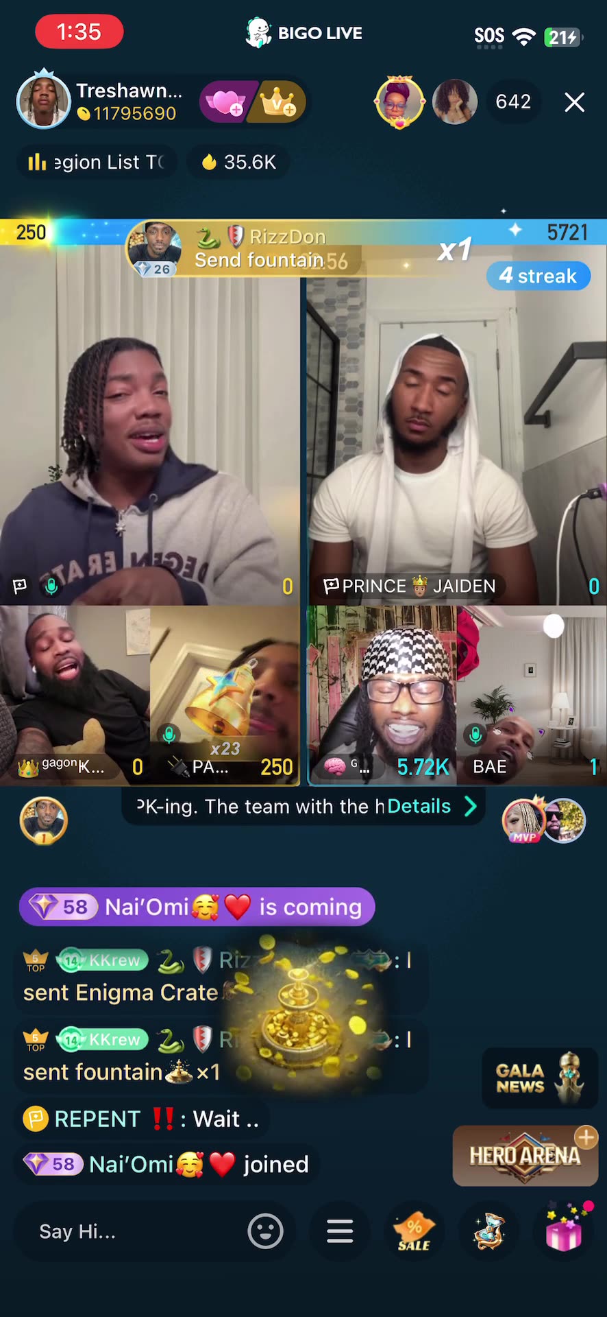 11/12/25 KHI SWINGING - VS PABLO - FT. TRESHWN , JAIDEN - LAWDDDDD