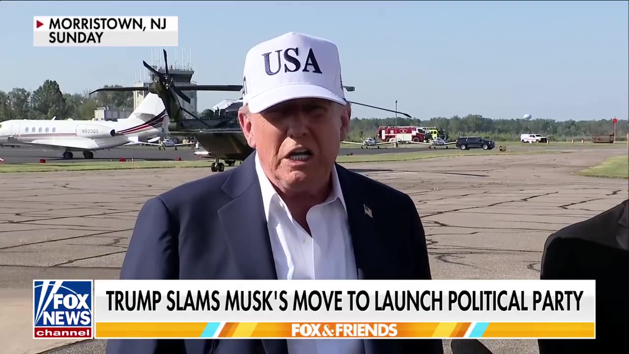 'HAVE FUN': Trump rips Elon Musk over 'ridiculous' third party
