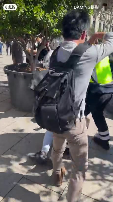 Chinese tourist deals with pickpocket in Barcelona, 29.04.2025