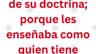 «La autoridad de la enseñanza de Jesús» Marcos 1:22 #shortvideo #youtubeshorts #ytshorts #reels