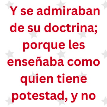 «La autoridad de la enseñanza de Jesús» Marcos 1:22 #shortvideo #youtubeshorts #ytshorts #reels