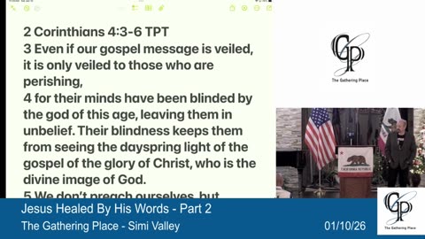 Jesus Healed By His Words - Part 2